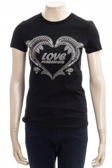 LOVE MOSCHINO T-Shirt LM JRSY DOLPHINE SHAPED TEE 