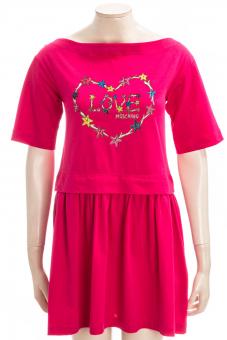 LOVE MOSCHINO Kleid LM JRSY STARFISH HEART DRESS 44