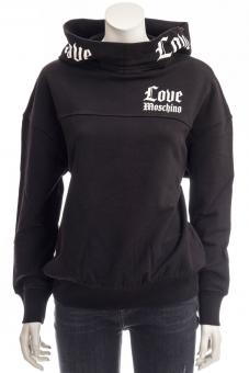 LOVE MOSCHINO Sweatshirt BLACK SWEAT AUF ANFRAGE