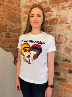 LOVE MOSCHINO T-Shirt LM JRSY PARISIAN DOLLS TEE AUF ANFRAGE